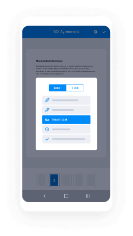 How to sign a PDF file on an Android