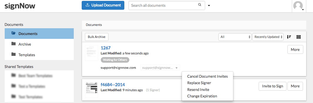 Image of how to Monitor Document Status using airSlate SignNow.