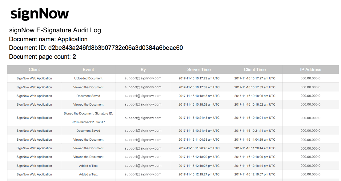 Image of how to Verify Signatures with the Audit Trail using airSlate SignNow.