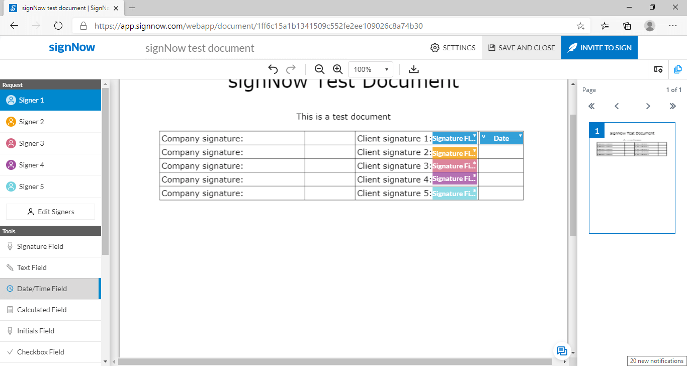 pdf signature no sign up