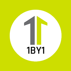 1by1 logo