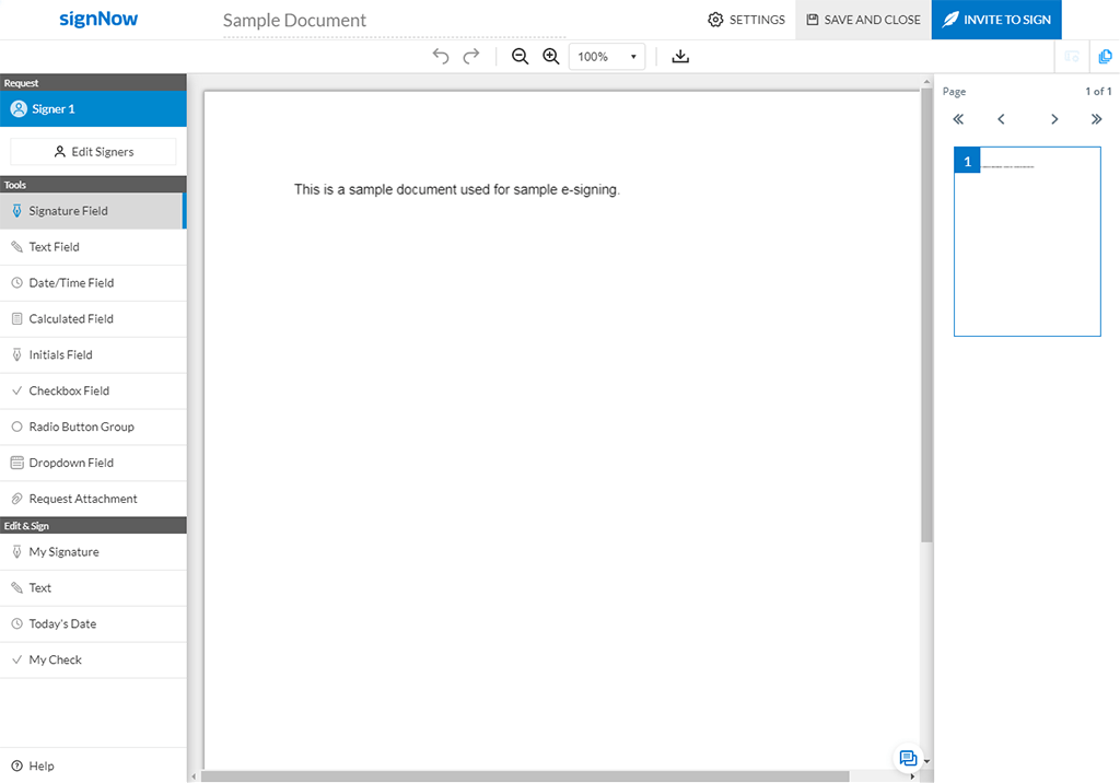Now that your document