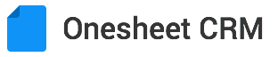 Onesheet CRM
