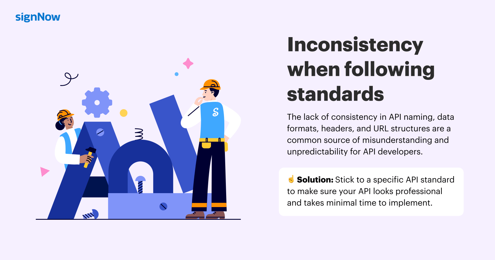 10 mistakes to avoid when building an API: Infographic