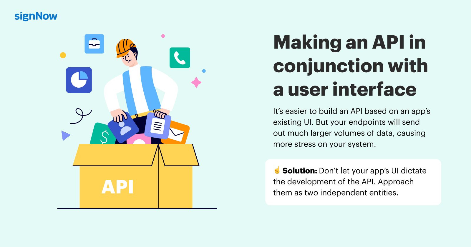 10 mistakes to avoid when building an API: Infographic