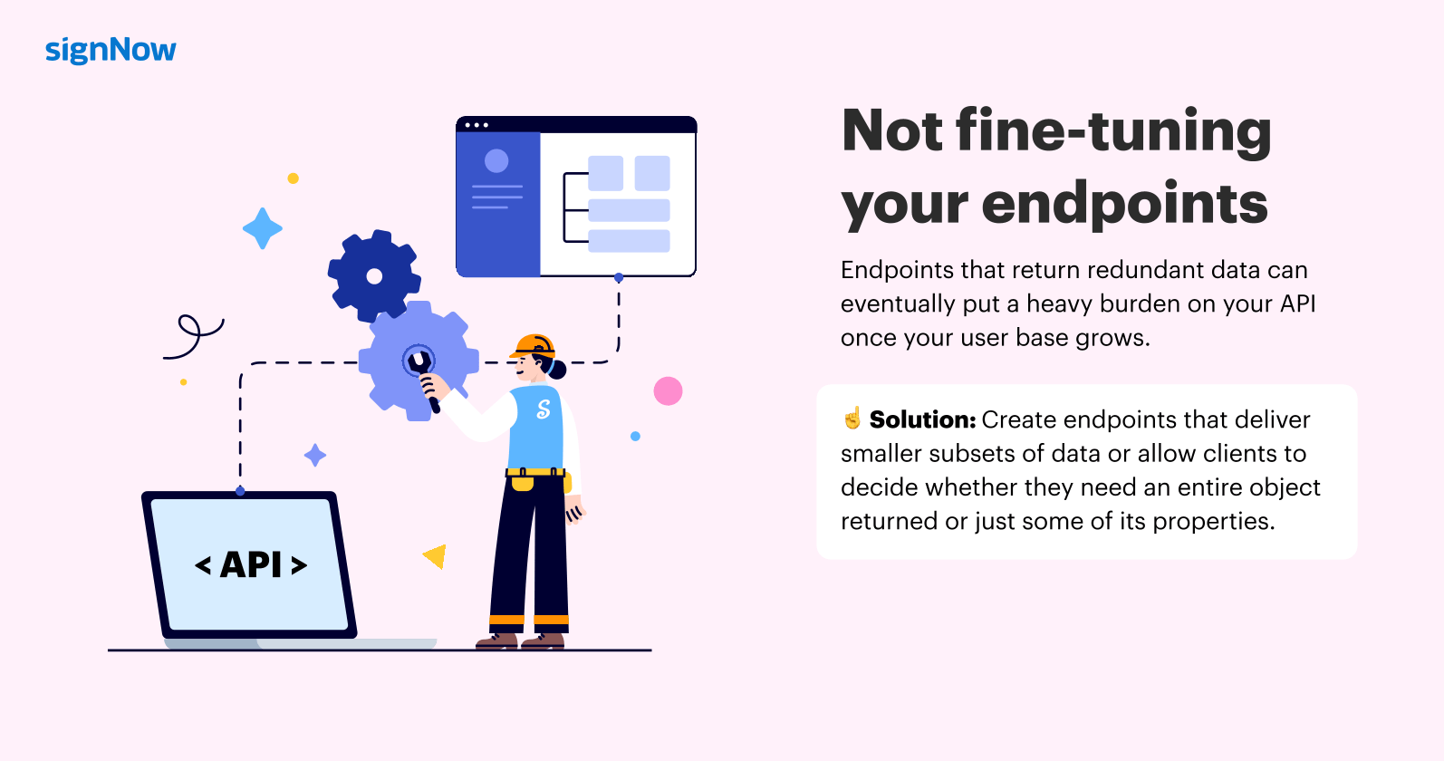 10 mistakes to avoid when building an API: Infographic
