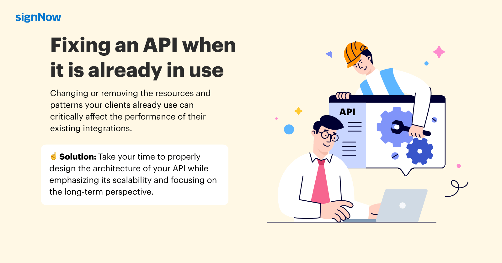 10 mistakes to avoid when building an API: Infographic