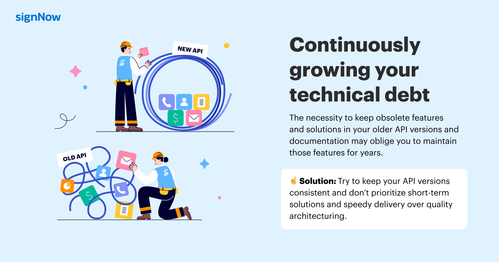 10 mistakes to avoid when building an API: Infographic