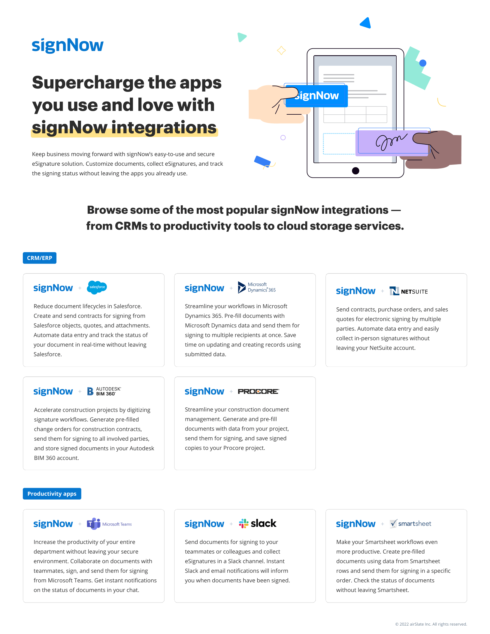 Integrations overview