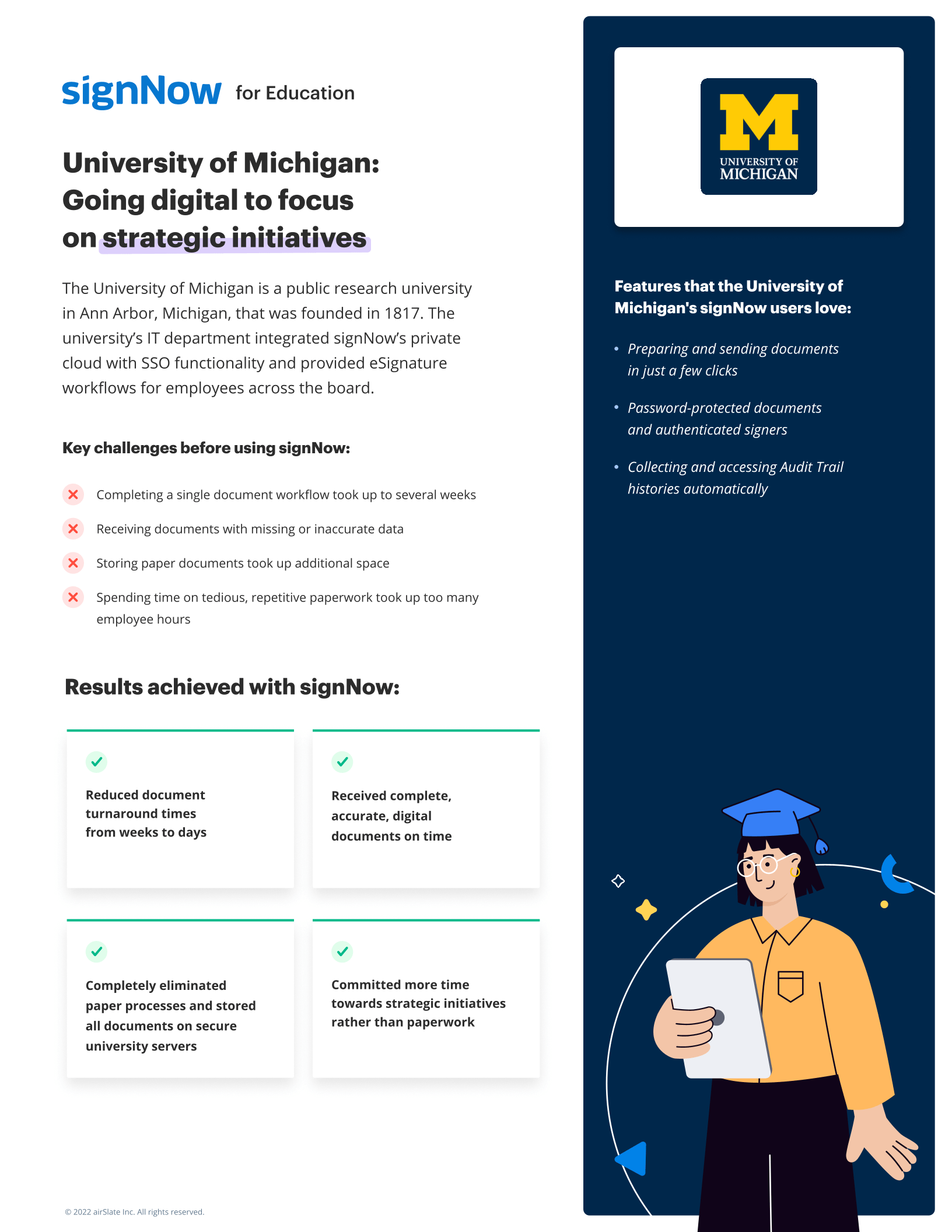 University of Michigan: Going digital to focus on strategic initiatives