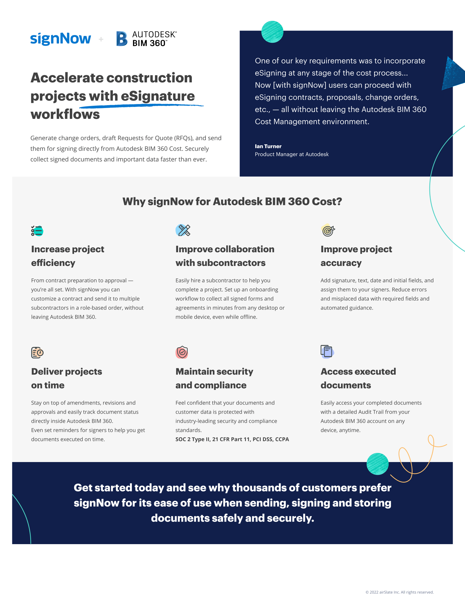 signNow for Autodesk overview