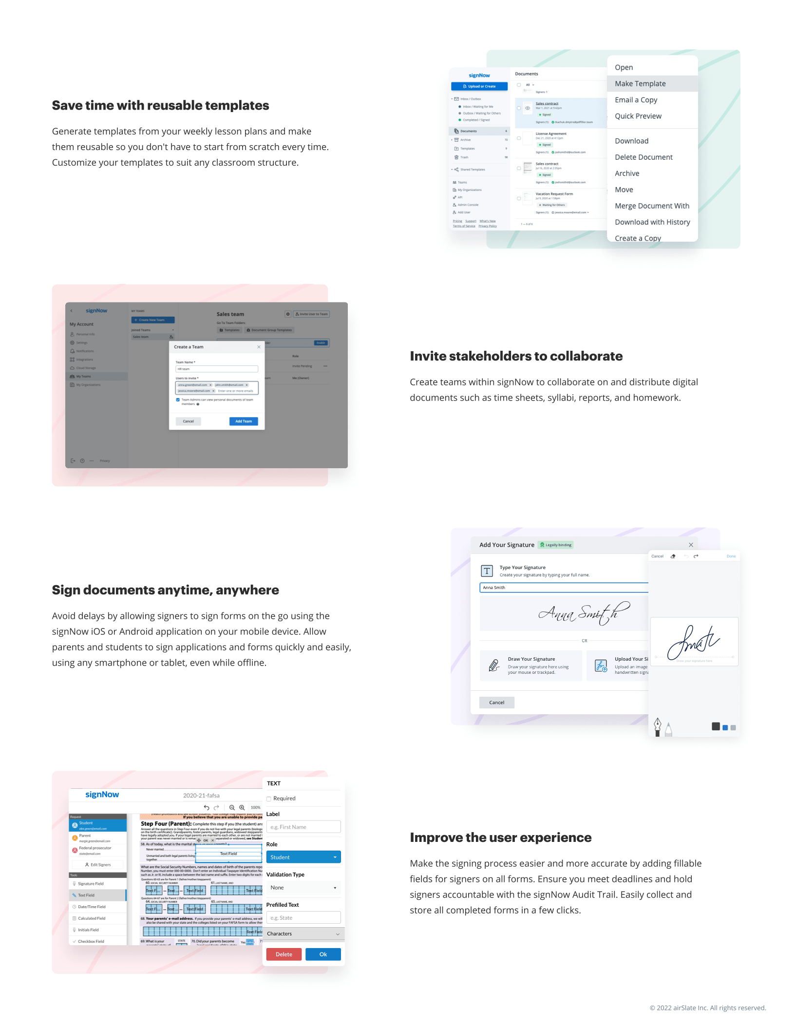 signNow for Education: Solution overview