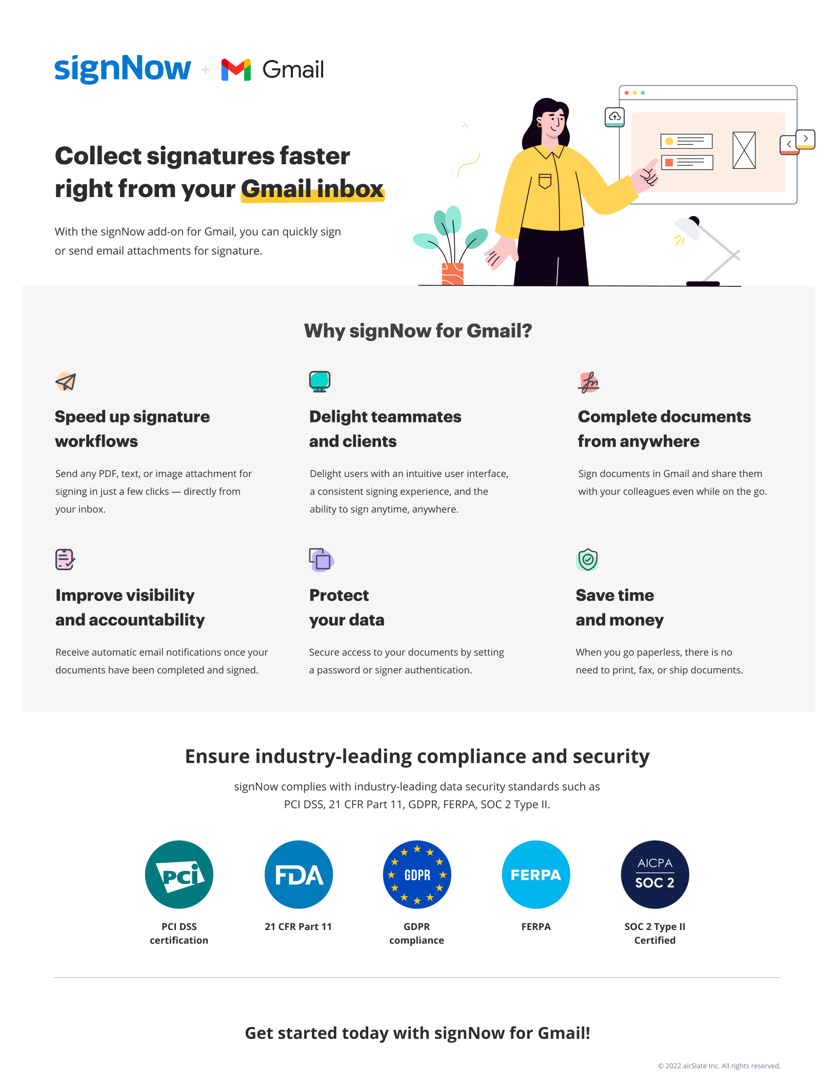 signNow for Gmail overview