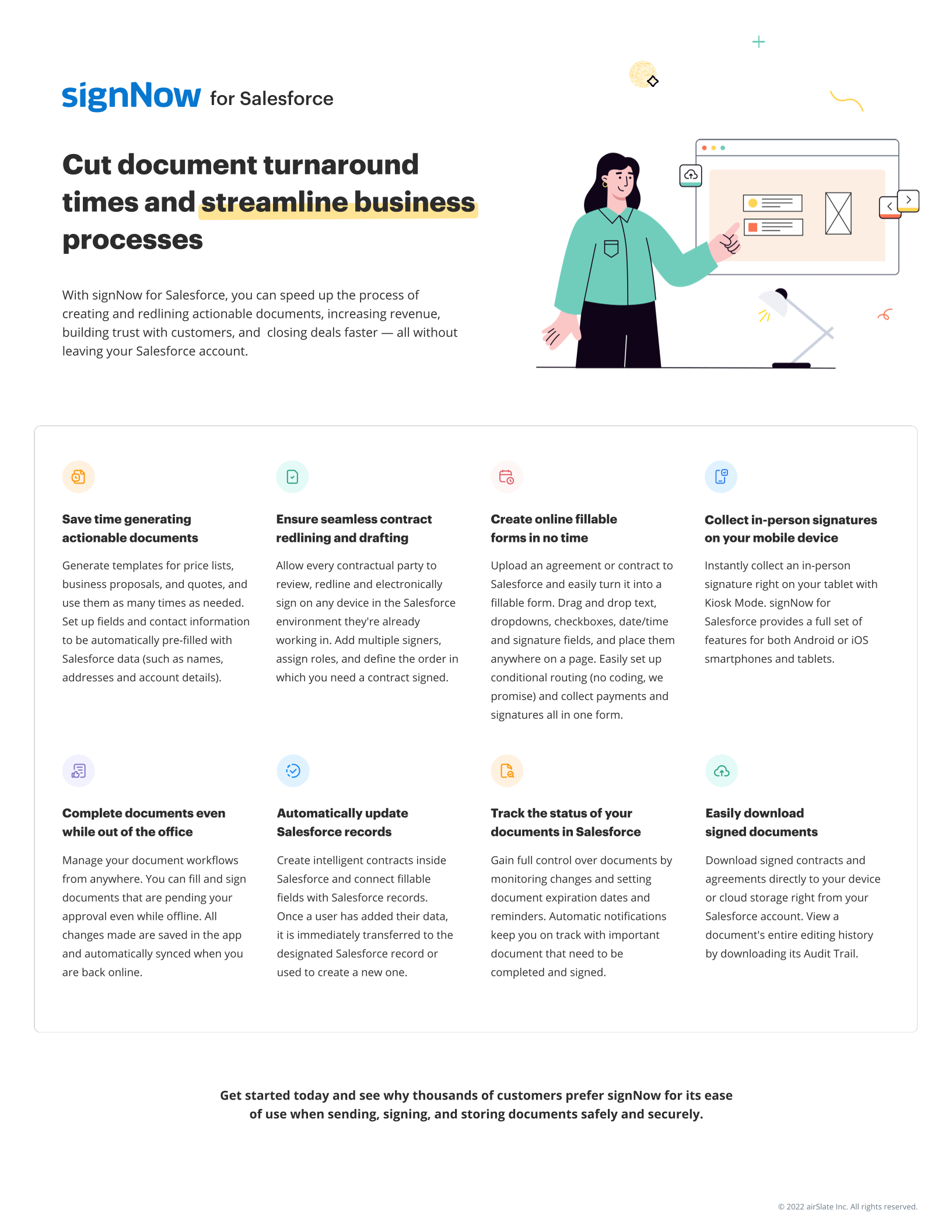 signNow for Salesforce overview