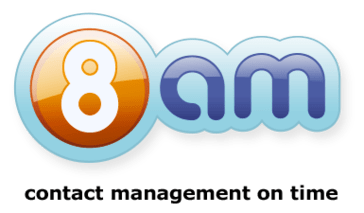 8am logo