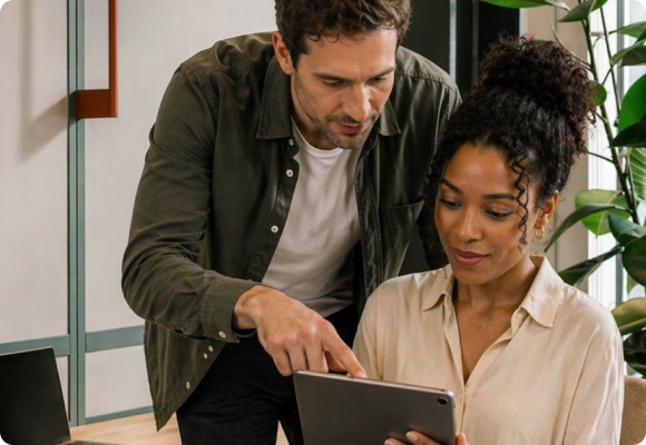 Team working with signNow