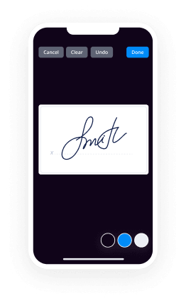 How to digitally sign a PDF file on an iPhone