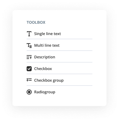 Create web forms and eSign documents using a web-based solution