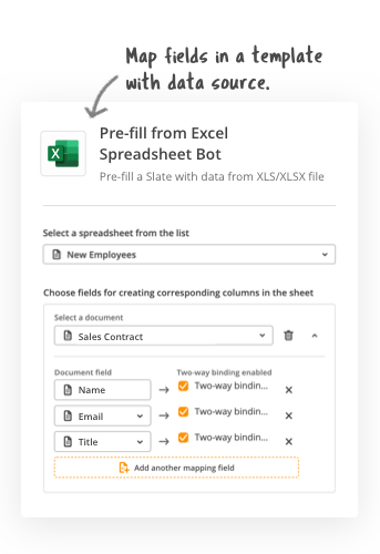 Built-in robotic process automation
