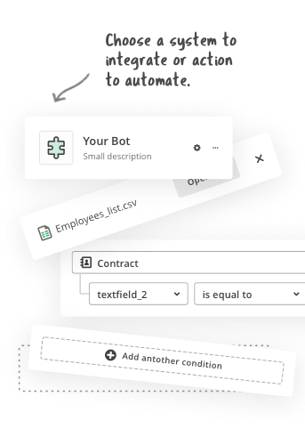 Built-in robotic process automation