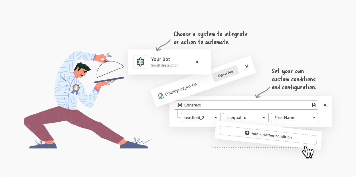Built-in robotic process automation